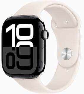 Apple Watch Series 10  GPS  42mm    Rose Gold Aluminum Case with Light Blush Sport Band  S/M  Renewed