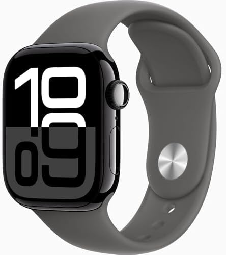 Apple Watch Series 10  GPS  42mm    Rose Gold Aluminum Case with Light Blush Sport Band  S/M  Renewed