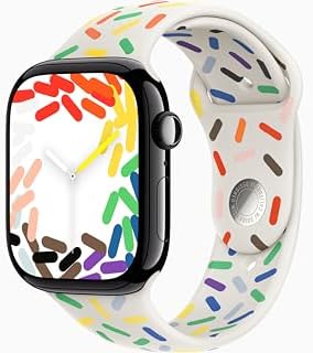 Apple Watch Series 10  GPS  42mm    Rose Gold Aluminum Case with Light Blush Sport Band  S/M  Renewed