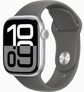 Apple Watch Series 10  GPS  42mm    Rose Gold Aluminum Case with Light Blush Sport Band  S/M  Renewed