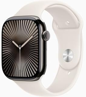 Apple Watch Series 10  GPS  42mm    Rose Gold Aluminum Case with Light Blush Sport Band  S/M  Renewed