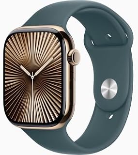 Apple Watch Series 10  GPS  42mm    Rose Gold Aluminum Case with Light Blush Sport Band  S/M  Renewed