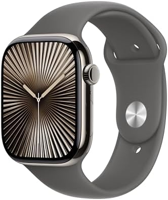 Apple Watch Series 10  GPS  42mm    Rose Gold Aluminum Case with Light Blush Sport Band  S/M  Renewed