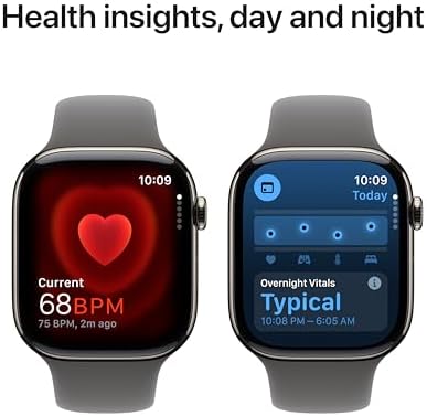 Apple Watch Series 10  GPS  42mm    Rose Gold Aluminum Case with Light Blush Sport Band  S/M  Renewed