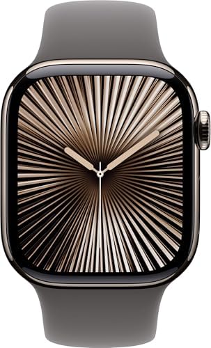 Apple Watch Series 10  GPS  42mm    Rose Gold Aluminum Case with Light Blush Sport Band  S/M  Renewed