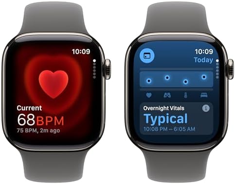 Apple Watch Series 10  GPS  42mm    Rose Gold Aluminum Case with Light Blush Sport Band  S/M  Renewed