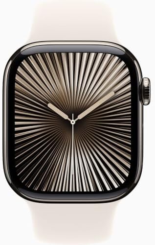 Apple Watch Series 10  GPS  42mm    Rose Gold Aluminum Case with Light Blush Sport Band  S/M  Renewed