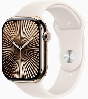 Apple Watch Series 10  GPS  42mm    Rose Gold Aluminum Case with Light Blush Sport Band  S/M  Renewed