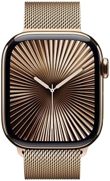 Apple Watch Series 10  GPS  42mm    Rose Gold Aluminum Case with Light Blush Sport Band  S/M  Renewed