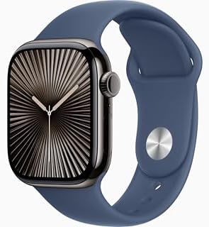 Apple Watch Series 10  GPS  42mm    Rose Gold Aluminum Case with Light Blush Sport Band  S/M  Renewed