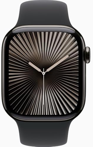 Apple Watch Series 10  GPS  42mm    Rose Gold Aluminum Case with Light Blush Sport Band  S/M  Renewed