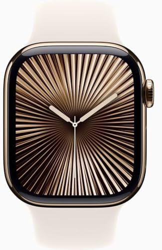 Apple Watch Series 10  GPS  42mm    Rose Gold Aluminum Case with Light Blush Sport Band  S/M  Renewed