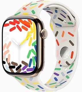 Apple Watch Series 10  GPS  42mm    Rose Gold Aluminum Case with Light Blush Sport Band  S/M  Renewed