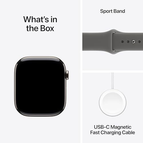 Apple Watch Series 11  GPS 46mm  Smartwatch with Jet Black Aluminum Case with Black Sport Band   M/L  Sleep Score  Fitness Tracker  Health Monitoring  Always On Display  Water Resistant
