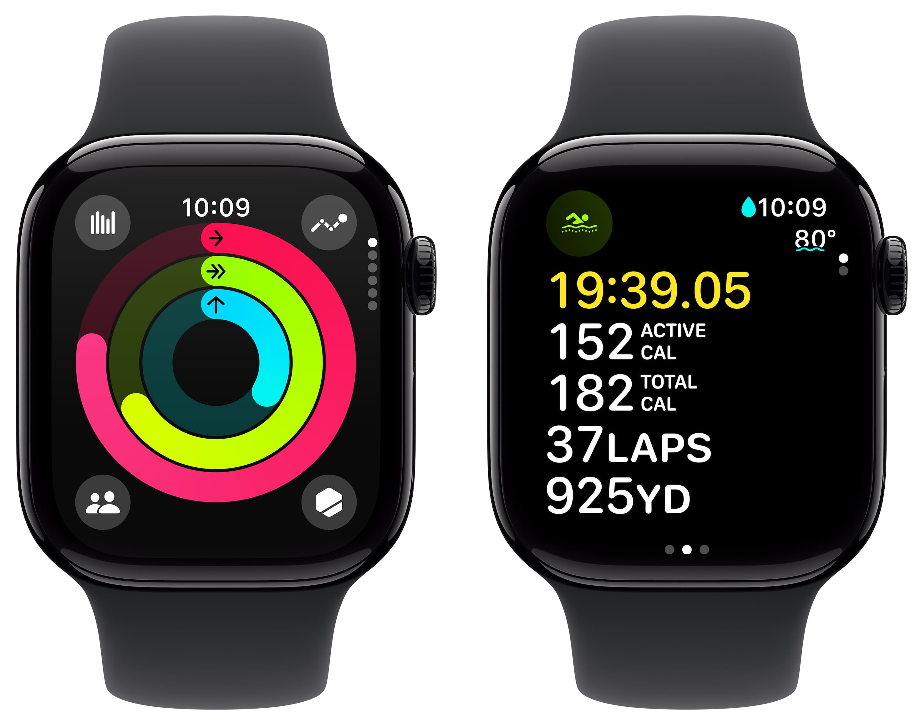 Apple Watch Series 10 46mm  GPS   Cellular  Aluminum Case   Excellent