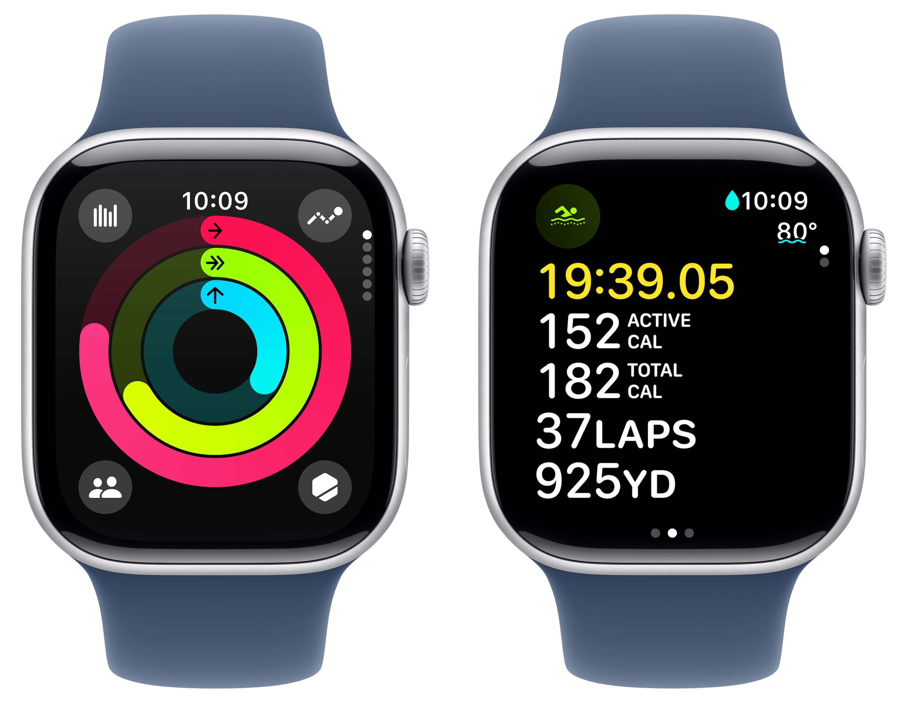 Apple Watch Series 10 46mm  GPS   Cellular  Aluminum Case   Excellent