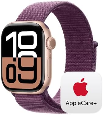 Apple Watch Series 10  GPS 46mm case  Smartwatch with Jet Black Aluminum Case with Black Sport Band   M/L  Fitness Tracker  ECG App  Always On Retina Display  Water Resistant