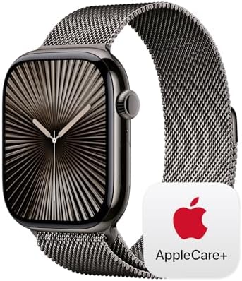 Apple Watch Series 10  GPS 46mm case  Smartwatch with Jet Black Aluminum Case with Black Sport Band   M/L  Fitness Tracker  ECG App  Always On Retina Display  Water Resistant