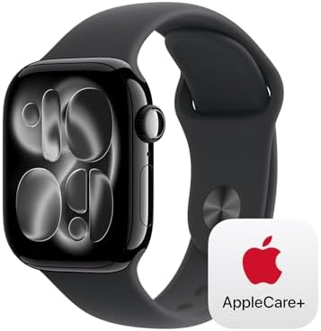 Apple Watch Series 11  GPS   Cellular 46mm  Smartwatch with Space Gray Aluminum Case with Black Sport Band   M/L  Sleep Score  Fitness Tracker  Health Monitoring  Always On Display  Water Resistant
