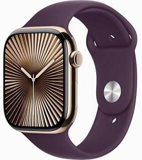 Apple Watch Series 10  GPS   Cellular 46mm case  Smartwatch with Slate Titanium Case with Black Sport Band   M/L  Fitness Tracker  ECG App  Always On Retina Display  Water Resistant  Renewed 