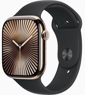 Apple Watch Series 10  GPS   Cellular 46mm case  Smartwatch with Slate Titanium Case with Black Sport Band   M/L  Fitness Tracker  ECG App  Always On Retina Display  Water Resistant  Renewed 