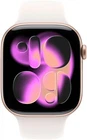 Apple Watch Series 11 42mm GPS Rose Gold w/ S/M Light Blush Sport Band MEU04LW/A