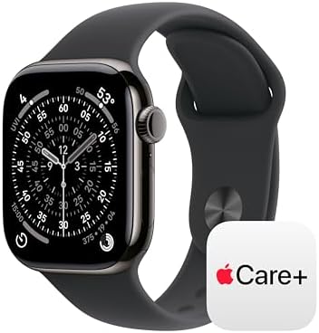 Apple Watch Series 11  GPS 42mm  Smartwatch with Jet Black Aluminum Case with Black Sport Band   S/M  Sleep Score  Fitness Tracker  Health Monitoring  Always On Display  Water Resistant