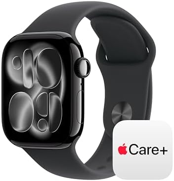 Apple Watch Series 11  GPS 46mm  Smartwatch with Jet Black Aluminum Case with Black Sport Band   M/L  Sleep Score  Fitness Tracker  Health Monitoring  Always On Display  Water Resistant