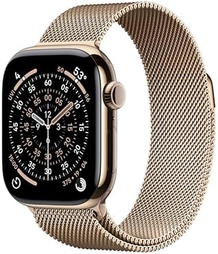 Apple Watch Series 11  GPS   Cellular 46mm  Smartwatch with Rose Gold Aluminum Case w Light Blush Sport Band   M/L  Sleep Score  Fitness Tracker  Health Monitoring  Always On Display  Water Resistant