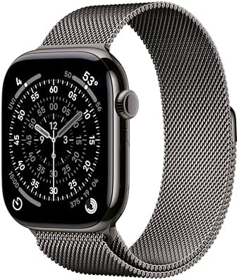 Apple Watch Series 11  GPS   Cellular 46mm  Smartwatch with Rose Gold Aluminum Case w Light Blush Sport Band   M/L  Sleep Score  Fitness Tracker  Health Monitoring  Always On Display  Water Resistant