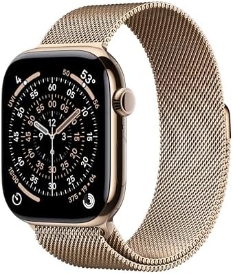 Apple Watch Series 11  GPS 42mm  Smartwatch with Rose Gold Aluminum Case with Light Blush Sport Band   S/M  Sleep Score  Fitness Tracker  Health Monitoring  Always On Display  Water Resistant