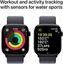 Apple Watch Series 10 46mm GPS Jet Black w/ Ink Sport Loop MWWR3LW/A