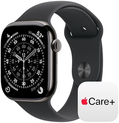 Apple Reloj inteligente de la serie 11 [GPS de 1.654 in] con caja de aluminio oro rosa con banda deportiva color rubor claro - S/M. Puntuación de sueño, rastreador de fitness, monitoreo de salud, pantalla siempre encendida, resistente al agua