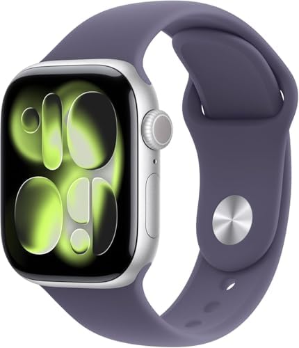 Apple Watch Series 11  GPS   Cellular  46mm  Slate Titanium Case with Black Sport Band  M/L  Renewed 