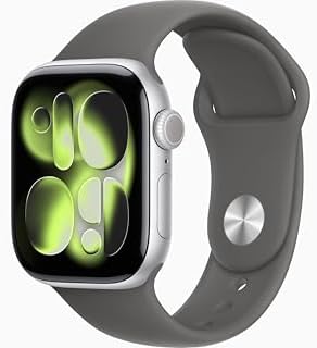 Apple Watch Series 11  GPS   Cellular  46mm  Slate Titanium Case with Black Sport Band  M/L  Renewed 