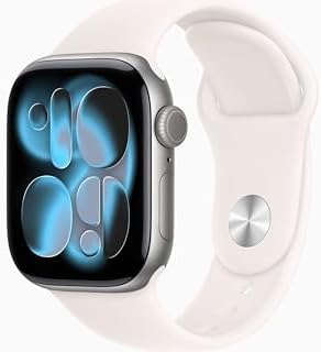 Apple Watch Series 11  GPS   Cellular  46mm  Slate Titanium Case with Black Sport Band  M/L  Renewed 