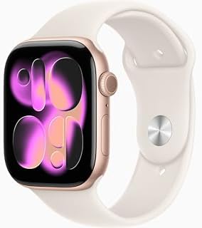Apple Watch Series 11  GPS   Cellular  46mm  Slate Titanium Case with Black Sport Band  M/L  Renewed 
