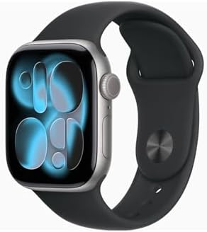 Apple Watch Series 11  GPS   Cellular  46mm  Slate Titanium Case with Black Sport Band  M/L  Renewed 