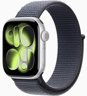 Apple Watch Series 11  GPS   Cellular  46mm  Slate Titanium Case with Black Sport Band  M/L  Renewed 