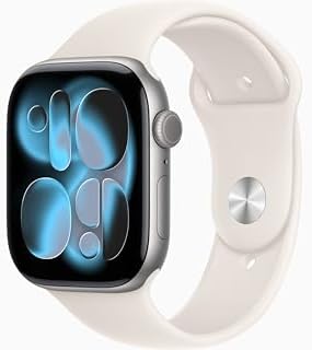 Apple Watch Series 11  GPS   Cellular  46mm  Slate Titanium Case with Black Sport Band  M/L  Renewed 
