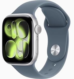 Apple Watch Series 11  GPS   Cellular  46mm  Slate Titanium Case with Black Sport Band  M/L  Renewed 