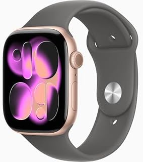 Apple Watch Series 11  GPS   Cellular  46mm  Slate Titanium Case with Black Sport Band  M/L  Renewed 
