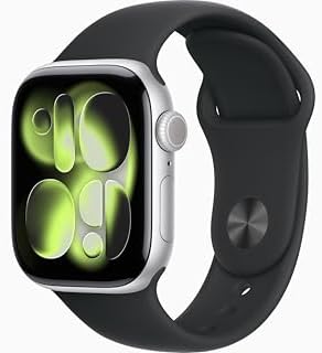 Apple Watch Series 11  GPS   Cellular  46mm  Slate Titanium Case with Black Sport Band  M/L  Renewed 