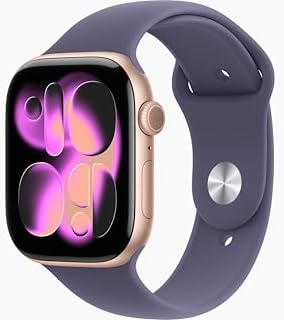 Apple Watch Series 11  GPS   Cellular  46mm  Slate Titanium Case with Black Sport Band  M/L  Renewed 