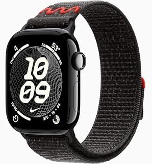 Apple Watch Series 11  GPS   Cellular  46mm  Slate Titanium Case with Black Sport Band  M/L  Renewed 