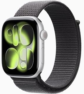 Apple Watch Series 11  GPS   Cellular  46mm  Slate Titanium Case with Black Sport Band  M/L  Renewed 