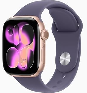 Apple Watch Series 11  GPS   Cellular  46mm  Slate Titanium Case with Black Sport Band  M/L  Renewed 
