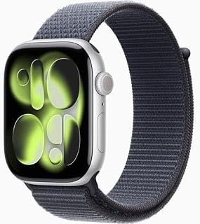 Apple Watch Series 11  GPS   Cellular  46mm  Slate Titanium Case with Black Sport Band  M/L  Renewed 