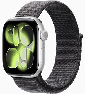Apple Watch Series 11  GPS   Cellular  46mm  Slate Titanium Case with Black Sport Band  M/L  Renewed 