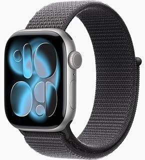 Apple Watch Series 11  GPS   Cellular  46mm  Slate Titanium Case with Black Sport Band  M/L  Renewed 